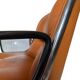 Pair of Knoll Pollock Armchairs - Vintage Camel Leather