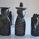 Handmade soapstone chess set / Soap stone chess