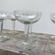 6 verres soufflés / coupes anciennes