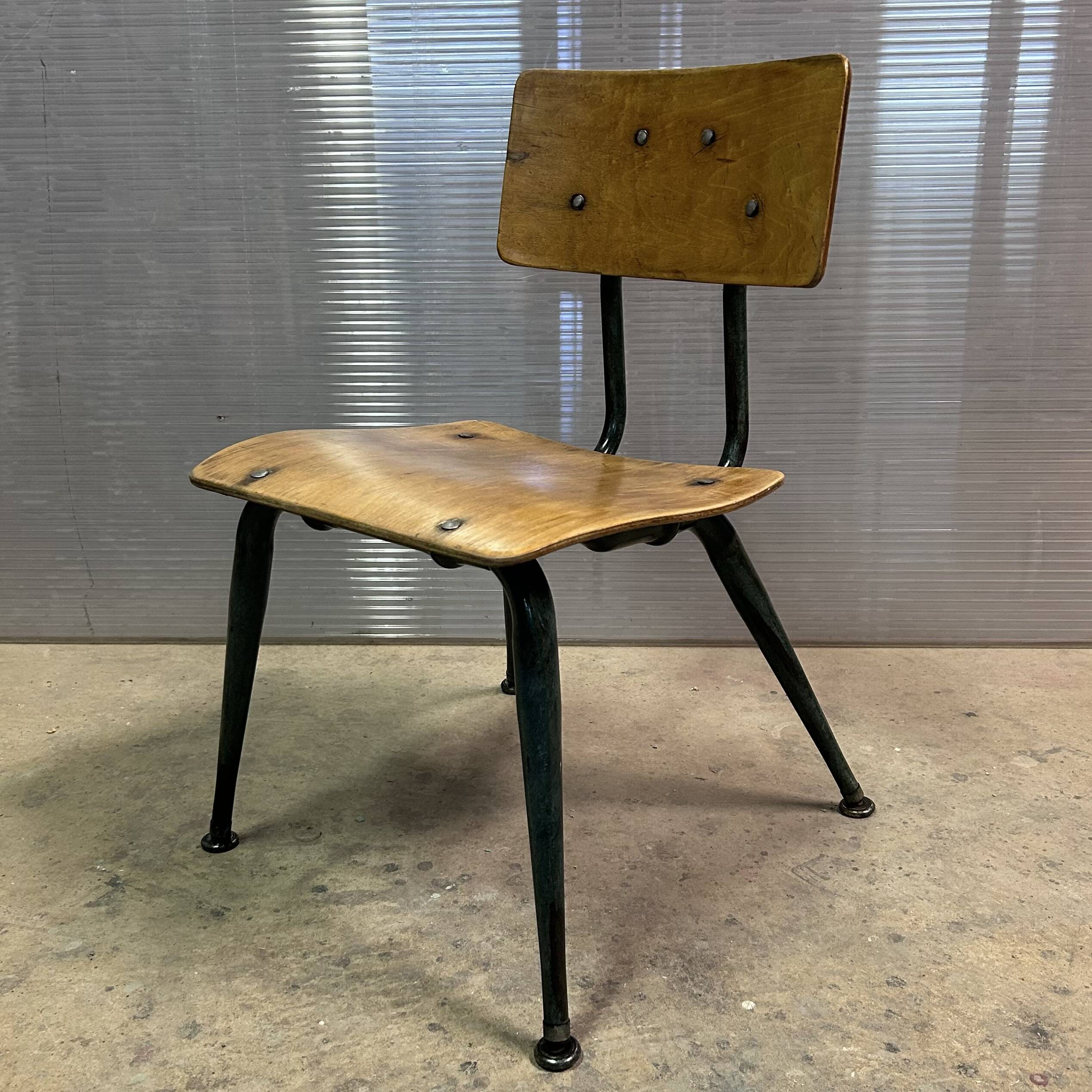 Vintage American school chair from the 60s