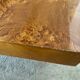 Table basse en loupe d’orme Roche et Bobois vintage 70s