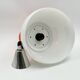 Vintage Pendant Light Made in Italy - Opaline Orange and White Glass, 1960s