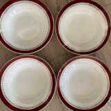 4 hollow plates Sarreguemines
