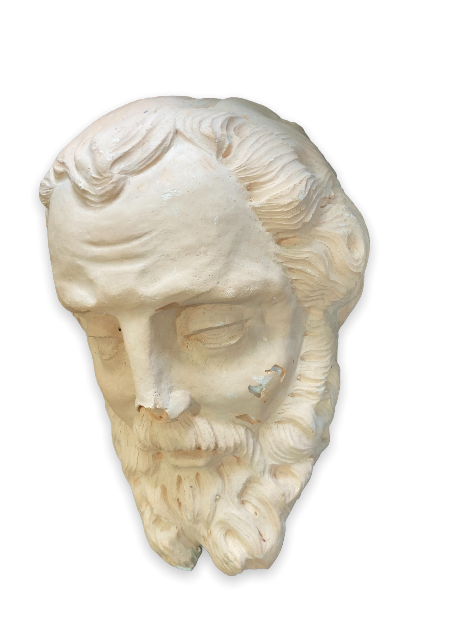 Antique style plaster head