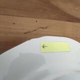 Set of 6 Limoges porcelain dinner plates by Deshoulières