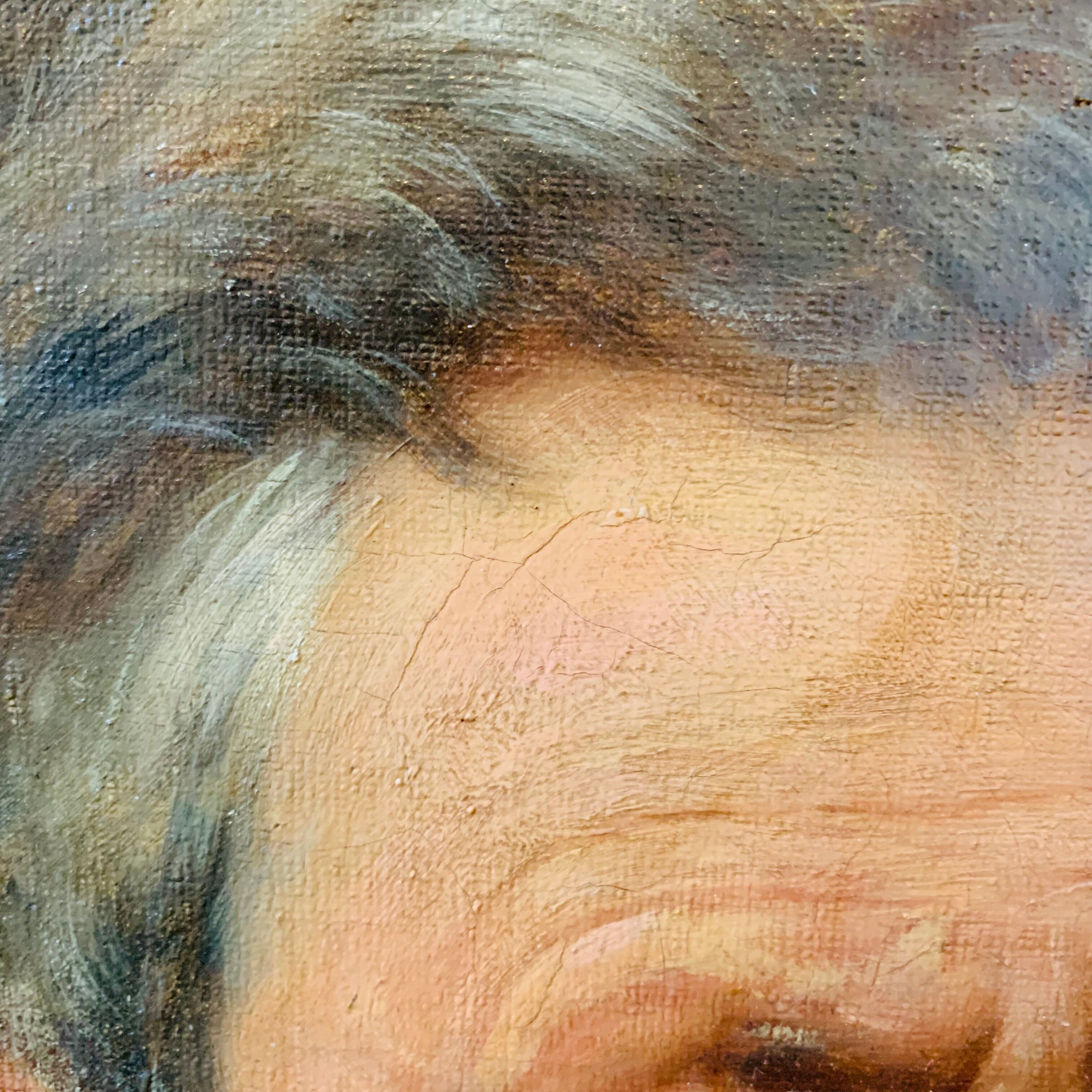 Portrait painting of a man