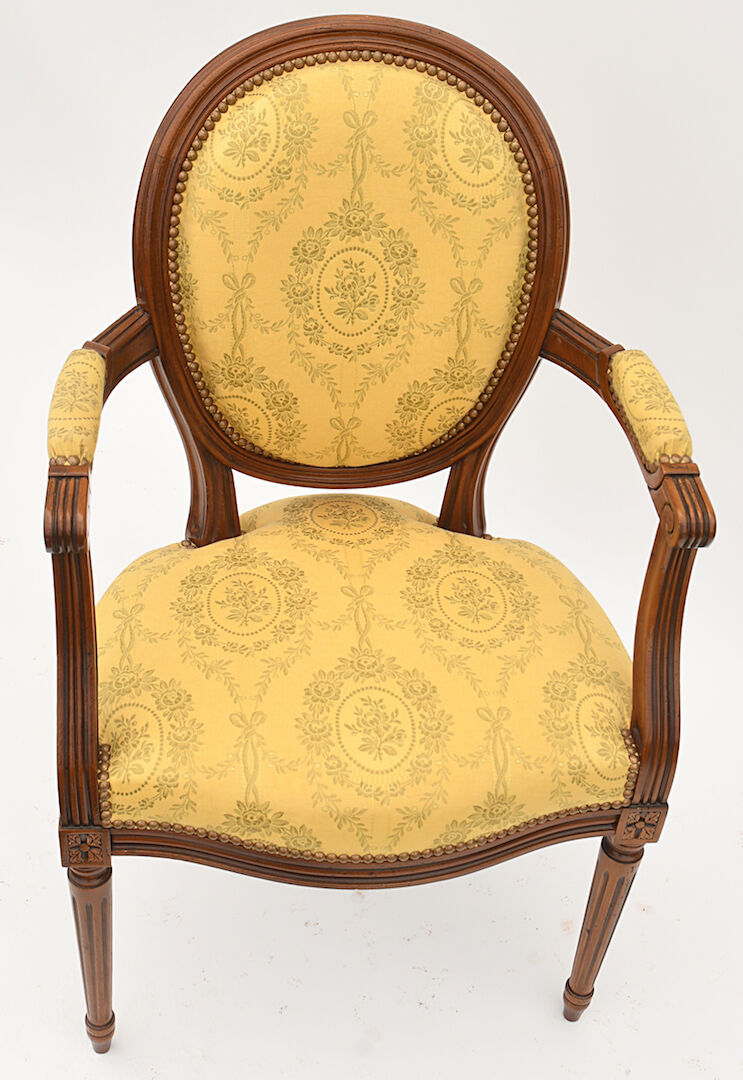 Louis XVI style convertible armchair