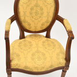 Louis XVI style convertible armchair