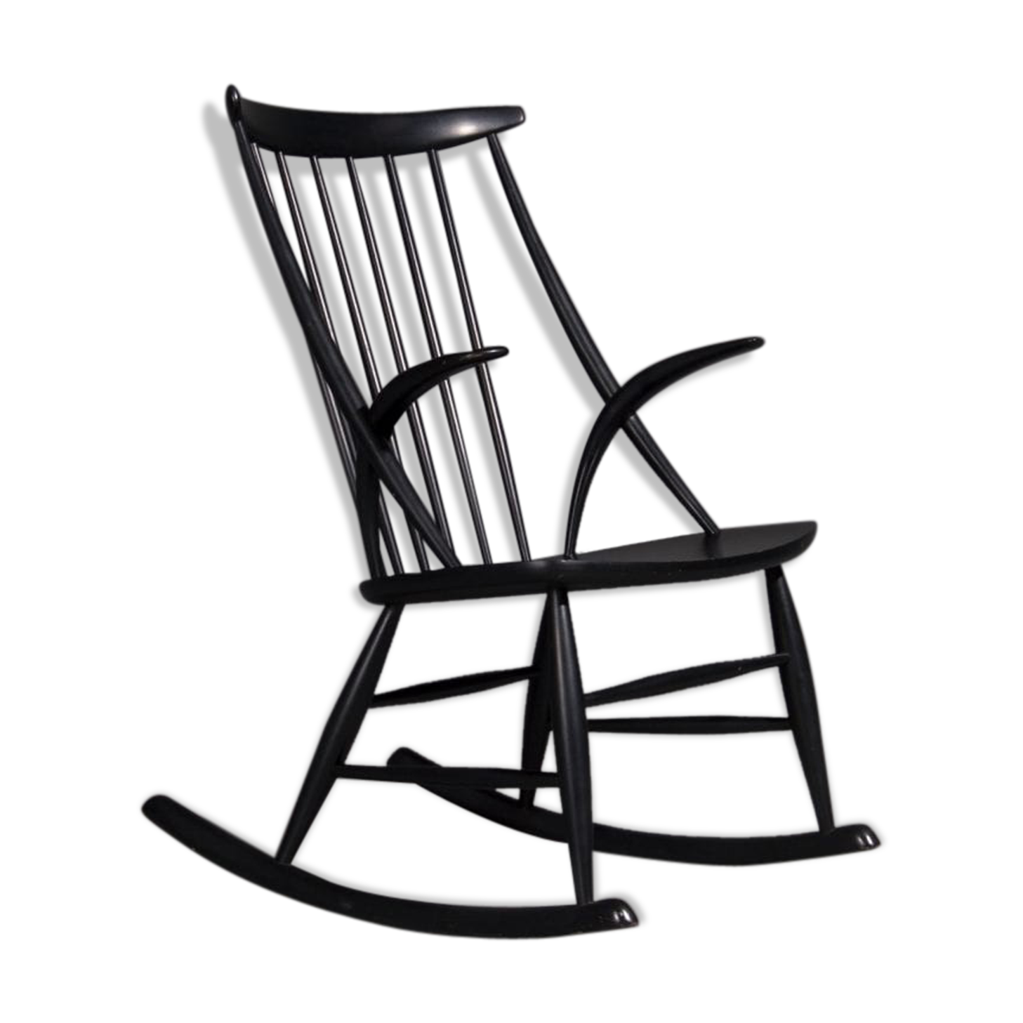 N. Eilersen's Illum Wikkelsa rocking chair in black
