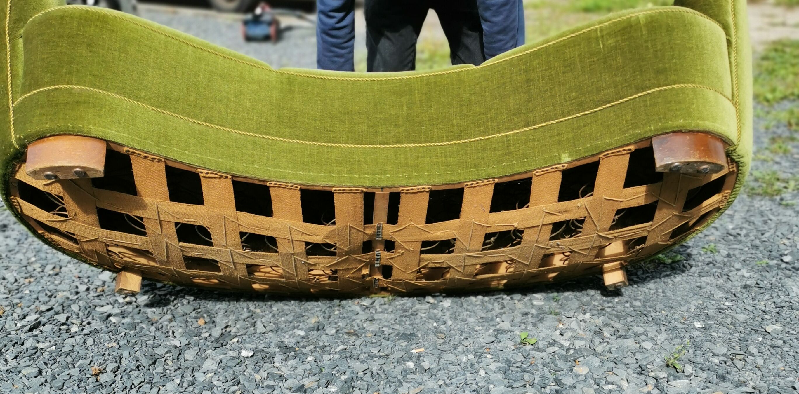 Scandinavian banana sofa