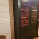 Bookcase louis Philippe patinated black.