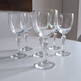Set of 6 wine glasses