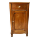 Art nouveau walnut bedside table