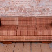 Art Deco Walnut Sofa by J. Halabala for Up Zavody, Czech, 1930s