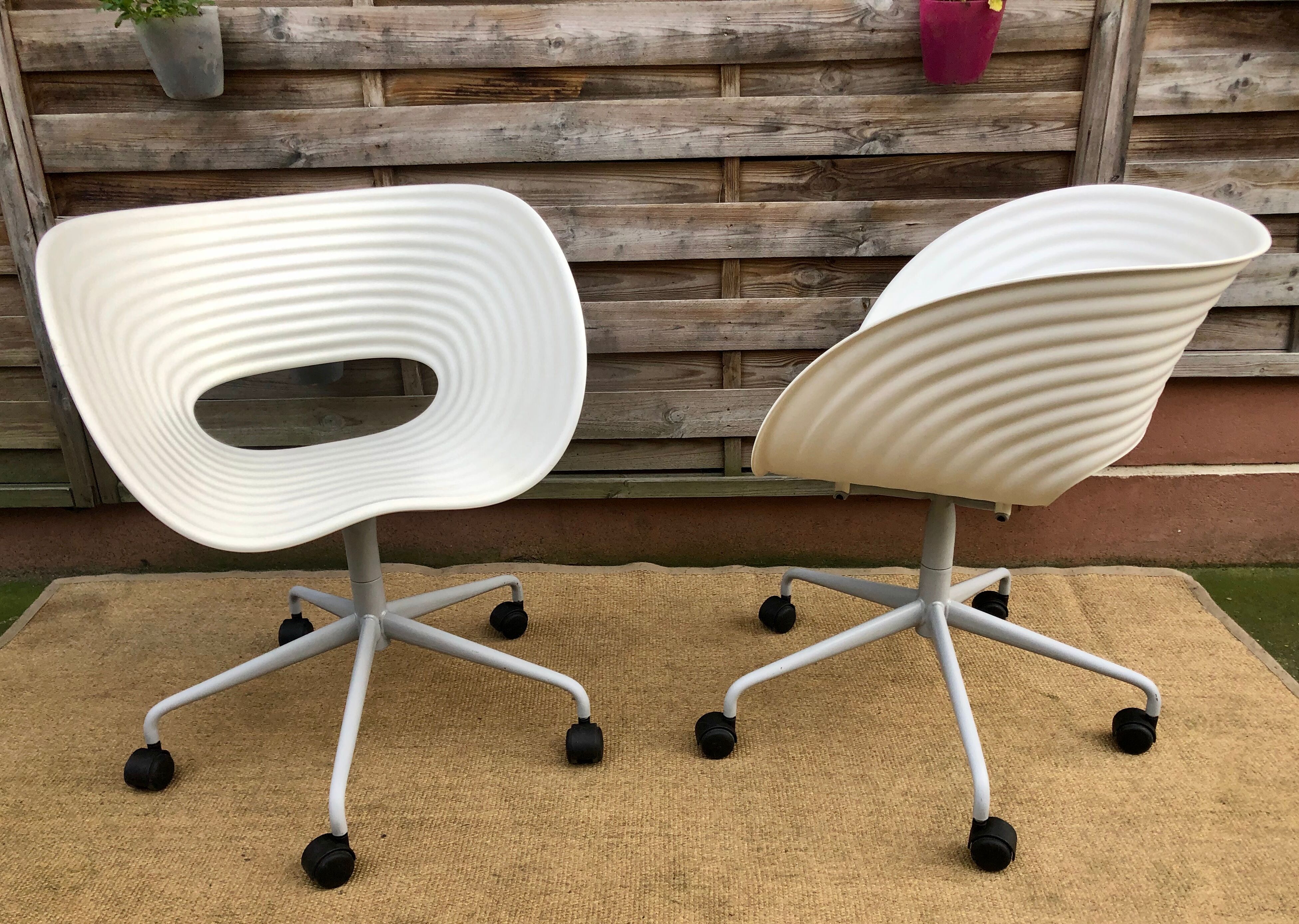 Tom Vac wheelchair design Ron Arad vintage Vitra 90 white