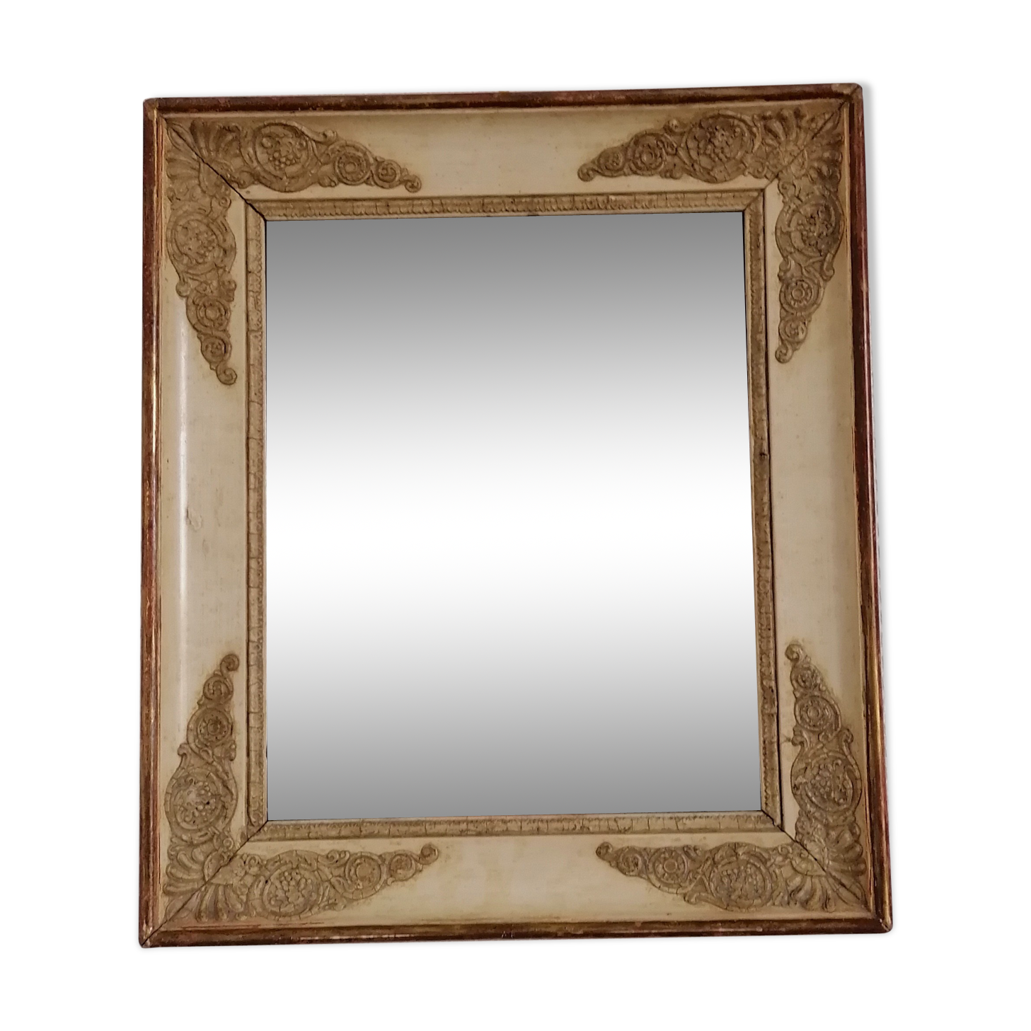 Mirror restoration tin mercury 34x40cm