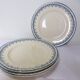 4 assiettes dessert de Longwy modèle Bordeaux
