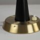 Table / Desk Lamp Model 600/5 by Gemi — Swedish Modernism in Black & Brass, 1960s