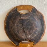 Large glazed terracotta dish