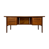 1960s Vintage Freestanding Danish Teak Writing Desk by Peter Løvig Nielsen