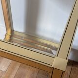 Vintage gold metal side table - end table