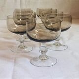 Set of 9 balloon glasses 70s
