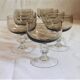 Lot de 9 verres ballon années 70