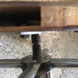 Vintage screw workshop stool