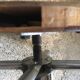 Vintage screw workshop stool