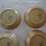 6 hollow plates cap Grès Village CNP France