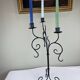 Large iron chandelier