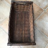 Old rattan basket