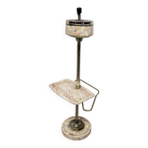 Freestanding ashtray with magazine rack
