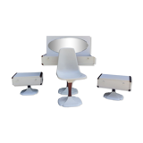 Dressing table, chair, 2 design bedside tables