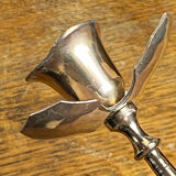 Brass flower candle holder