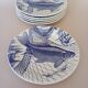 6 English flat plates Ironstone Tableware