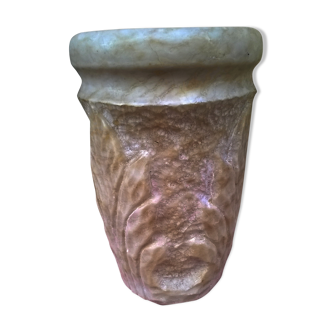 Small natural stone vase