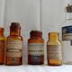 Old pharmacy bottles