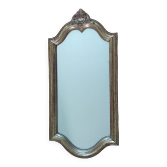 Old baroque gilded wood mirror