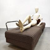 Vintage Swedish convertible sofa lounge chairs in table & daybed