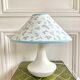 Ceramic lamp lampshade flowers