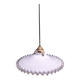 Opaline glass pendant light