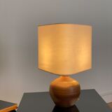 Lampe en grès vintage