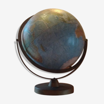 Globe terrestre années 50