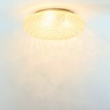 Extra Large Amber Bubble Glass Ceiling Light - H. Tynell for Limburg, 1960s