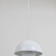 White Verner Panton flower pendant, Louis Poulsen, Denmark, 1969