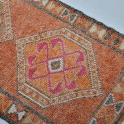 Tapis couloir Oushak vintage sku 3545