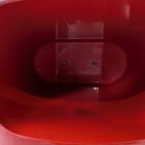 Side table, red bedside table Artemide Giano Giano by Emma Gismondi.