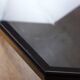 Smoked glass and metal coffee table, 1970s