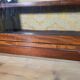 Late 19th century mahogany shop display cabinet.